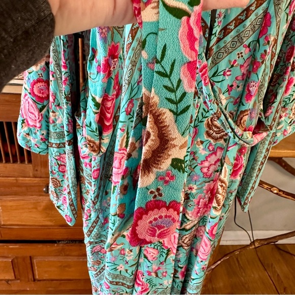 Spell and the Gypsy Collective Babushka Maxi Kimono Robe S/M - Picture 13 of 16
